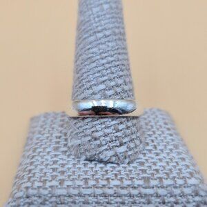 Size 12 Sterling Silver Unisex Large Simple Band Ring A5314